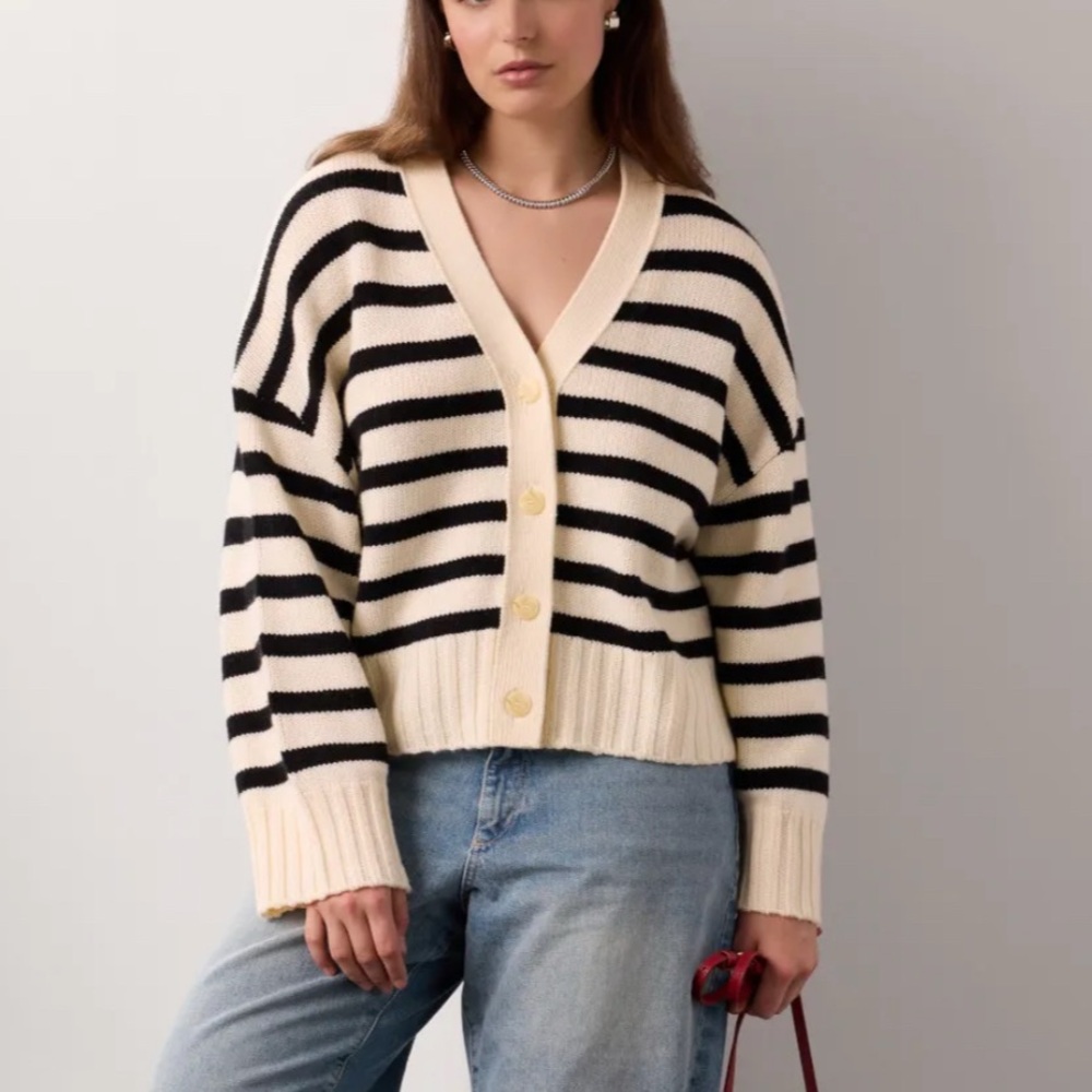 Toccin Striped Beach Cardigan